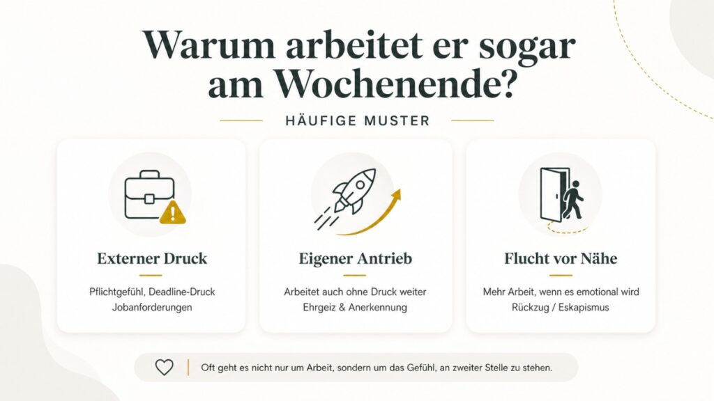 Gründe warum manche Menschen ständig arbeiten