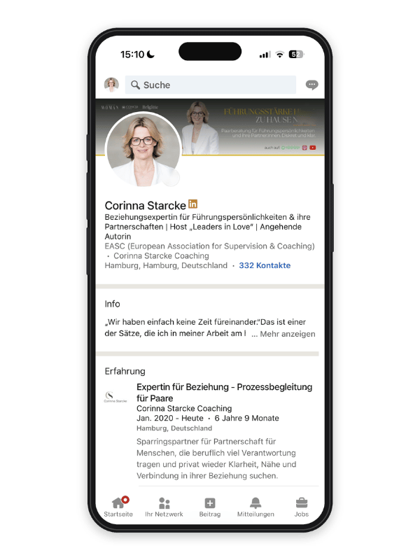 Corinna Starcke auf LinkedIn